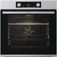 BOS6737E13X Einbaubackofen edelstahl/cleansteel, 77 l, Pizza-Stufe, schnelles