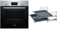HBF133GR0 Einbaubackofen bestehend aus HBF133BR0 + HEZ438201 edelstahl