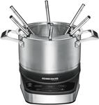 F 1200 Fondue edelstahl/schwarz
