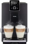 CafeRomatica NICR 820 Kaffee-Vollautomat mattschwarz/chrom, Latte