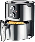 58655 Heissluftfritteuse XL edelstahl/schwarz
