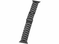 Watch Band Edelstahl für Apple Watch (44mm/42mm) schwarz