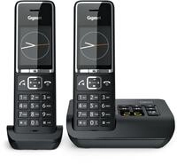 Comfort 550A duo Schnurlostelefon mit Anrufbeantworter schwarz/chrom