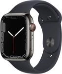 Watch Series 7 (45mm) GPS+4G Smartwatch gold/mitternacht