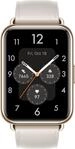 Watch Fit 2 (Classic) Smartwatch Lederarmband moonlight white