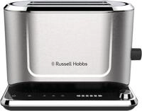 Attentiv Toaster Kompakt-Toaster edelstahl/schwarz