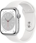 Watch Series 8 (45mm) GPS Aluminium mit Sportarmband silber/wei&szlig;