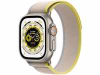 Watch Ultra (49mm) GPS+4G Titan mit Trail Loop Armband (S/M) titan/gelb/beige