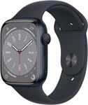 Watch Series 8 (45mm) GPS Aluminium mit Sportarmband mitternacht/mitternacht