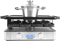 Design Raclette Fondue Advanced+ edelstahl