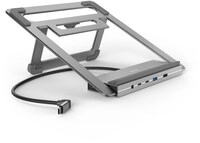 12-Port USB-C-Docking-Station grau