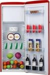 KSR 364 150 R Standk&uuml;hlschrank mit Gefrierfach Chili Red