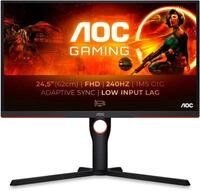 25G3ZM/BK 62 cm (25") Gaming Monitor schwarz/rot, Widescreen Full HD...