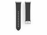 Herrenarmband aus Kunstleder für Fitbit Versa3/Sense schwarz
