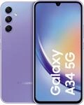 Galaxy A34 5G (128GB) Smartphone awesome violet, 6 GB RAM, 48 MP Kamera, 6,6 Zoll