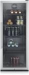 FKS 8841 Flaschenk&uuml;hlschrank schwarz/edelstahl