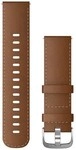 QuickChange Lederarmband (22mm) braun/silber