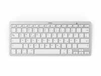 KEY4ALL X510 Bluetooth Tastatur silber/weiß