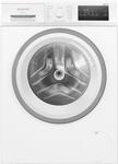 WM14N127 Stand-Waschmaschine-Frontlader wei&szlig;, 8 kg, 1400 U/min, iQ300, 72 dBA