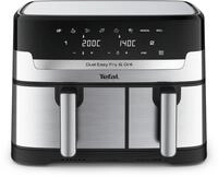 EY905D Dual Easy Fry & Grill Hei&szlig;luft-Fritteuse edelstahl
