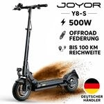 Joyor Y8-S REFURBISHED E-Scooter mit Stra&szlig;enzulassung 10 Zoll 500W gebraucht...