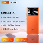 Cubot Note 21, Smartphone Android 13, 12 GB RAM (6 GB + 6 GB erweitert), 128 GB ROM,