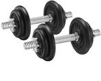SONGMICS Kurzhantel SYL20/30/40T, Hantelset aus Gusseisen, 20/30/40 kg, verstellbar