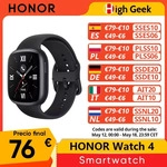 Globale Version HONOR Watch 4 Smartwatch 5ATM Blutsauerstoffmonitor BT5.2 GPS
