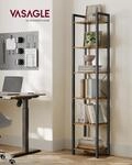 SONGMICS Schuhregal mit 10 F&auml;chern, Schuhschrank, 30 x 40 x 30 cm pro Fach, schmal,