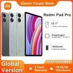 Global Version Xiaomi Redmi Pad Pro 12.1 "2.5K 120Hz Display 10000mAh Battery 33W