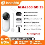 Insta360 Neue GO 3S 4K Miniaturkamera, tragbar und vielseitig, freih&auml;ndig, POV,