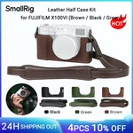 SmallRig X100VI Halbledertasche mit Schultergurt, Retro-Stil Lederkamera