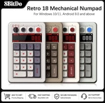 8BitDo Retro 18 mechanisches Numpad, unterst&uuml;tzt den Rechnermodus,...
