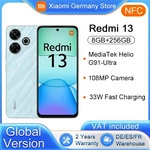 Xiaomi redmi 13 globale version nfc smartphone mtk G91-Ultra 90hz 6.79 "display 108mp