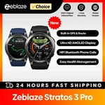[Weltpremiere 2024] Zeblaze Stratos 3 Pro GPS-Smartwatch, integriertes GPS, 1,43 Zoll