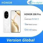 Globale Version HONOR 200 Pro 5G Smartphone Snapdragon 8s Gen 3 Android 14 6,78''