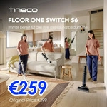 Tineco Floor One Switch S6 Nass-Trockensauger, 5-in-1-Bodenwascher,...