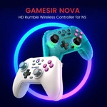 GameSir Nova Wireless Switch Controller Bluetooth Gamepad Hall Effect Joystick...