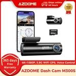 AZDOME M300S 4K Dash Cam vorne und hinten, 5,8 G WiFi GPS Dash Kamera f&uuml;r Autos,