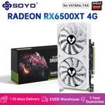 SOYO World Premiere AMD Radeon RX6500XT 4G-Grafikkarte GDDR6-Speicher,