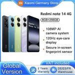 Globale version xiaomi redmi note 14 4g nfc smartphone media tek helio G99-Ultra