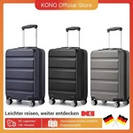 KONO Handgep&auml;ck-Koffer &ndash; Leichter Hartschalenkoffer mit TSA-Schloss & 4