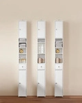 SoBuy BZR34 Hochschrank mit 5 F&auml;chern Badezimmerschrank mit 1 Schublade und...