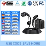 GONEO ev/phev Ladekabel mit Trage tasche, 3-phasiges 11kW,22kW,7kW Typ 2...