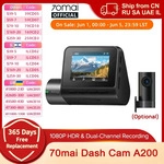 Global 70mai Dash Cam A200 Dual-kanal Rekord 1080P HDR 2'' IPS Bildschirm 24H