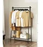 SONGMICS Kleiderst&auml;nder, Garderobe, Garderobenst&auml;nder, Kleiderablage, Stahlrahmen,
