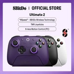 8BitDo Ultimate 2 Wireless Gaming Controller f&uuml;r PC und Android mit TMR-Joysticks,