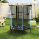 HOMCOM Kinder Trampolin &Oslash;163,5 cm, Indoor Trampolin, Kindertrampolin bis 50 kg