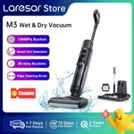 Laresar M3 Kabelloser Nass- und Trockensauger mit Wischfunktion,