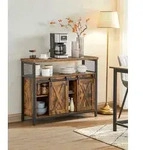 VASAGLE Sideboard, K&uuml;chenschrank, Aufbewahrungsschrank, mit 2 Schiebet&uuml;ren, 33 x
